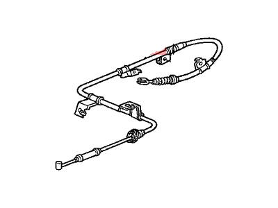 Honda Prelude Parking Brake Cable - 47510-S30-003