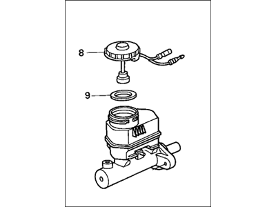 1999 Honda Prelude Brake Master Cylinder - 46100-S30-A52