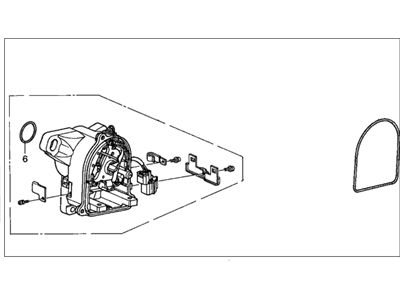 Honda 30105-P5M-A01 Housing, Distributor (Tec)