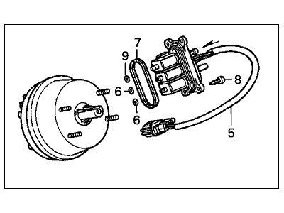 2000 Honda Prelude Cruise Control Servo - 36520-P5M-A01