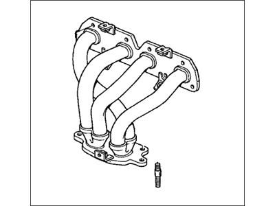 1999 Honda Prelude Exhaust Manifold - 18000-P5M-G00