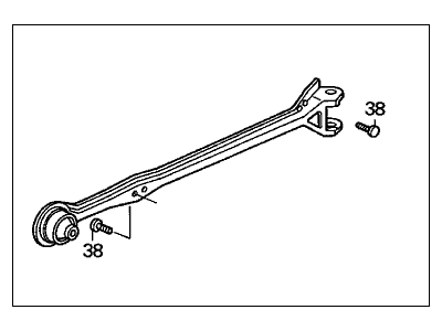 1997 Honda Prelude Trailing Arm - 52371-S30-A00