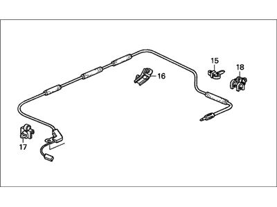 Honda Prelude Antenna Cable - 39160-S30-A11