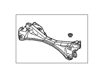 Honda 50300-SS0-A01 Beam, Rear Suspension Cross