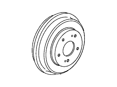 Honda 42610-SNA-A00 Drum, Rear Brake