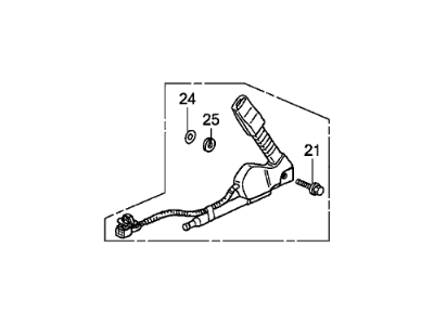 Honda 04813-SNE-A02ZA Buckle Set *NH598L*