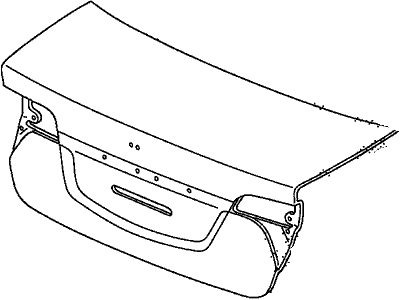 Honda Civic Trunk Lids - 68500-SNE-A90ZZ