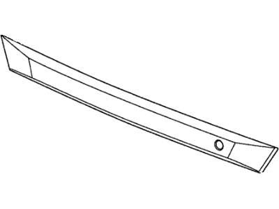 Honda 74890-SNE-A21 Garnish Assembly, Rear License