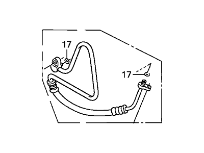 2009 Honda Civic A/C Hose - 80316-SNR-A01