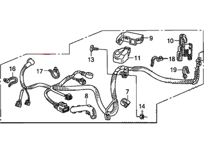 Honda 32111-RRB-A02 Sub-Wire, Starter