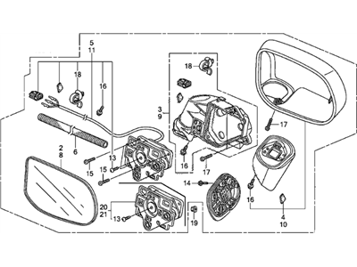 Honda 76250-SNA-A01ZD