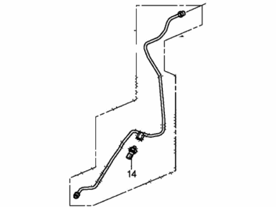 2017 Honda Clarity Fuel Cell A/C Hose - 80342-TRT-003