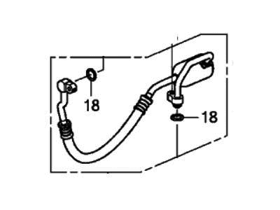 2017 Honda Clarity Fuel Cell A/C Hose - 80316-TRT-003