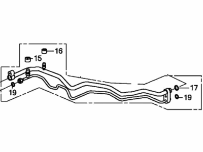 2017 Honda Clarity Fuel Cell A/C Hose - 80325-TRT-A01