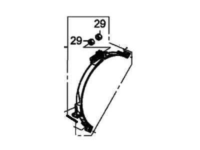 Honda Clarity Fuel Cell Fuel Tank Strap - 17521-TRT-A01
