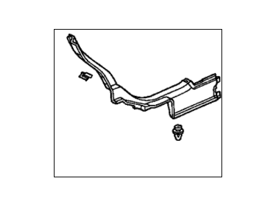 Honda 84191-S5A-A40ZB Garnish Assy., L. Seat Side *NH361L* (CF GRAY)