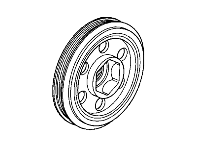 Honda 13810-PZA-013 Pulley, Crankshaft