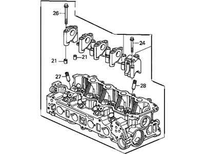 Honda 12100-PZA-A00 Cylinder Head Assembly