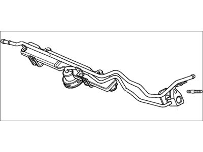 2004 Honda Civic Fuel Rail - 16620-PZA-L01