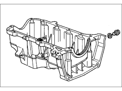 Honda 11200-PZA-000 Pan Assembly, Oil