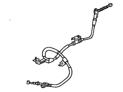 2003 Honda Civic Parking Brake Cable - 47510-S5B-013