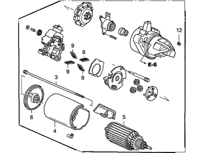 Honda 31200-PZA-305 Motor Assembly, Start