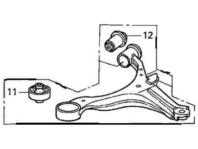 2004 Honda Civic Control Arm - 51360-S5B-A10