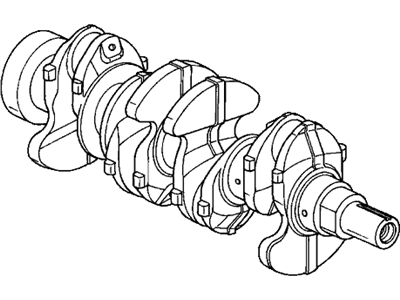 Honda 13310-PWA-000 Crankshaft