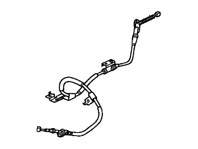 Honda 47510-S5B-N01 Wire B, Passenger Side Parking Brake