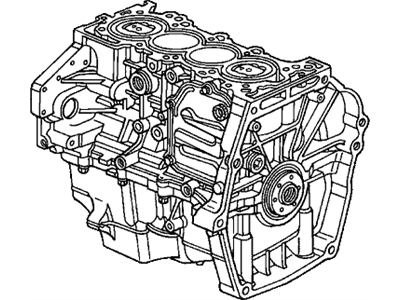 2005 Honda Civic Engine Block - 10002-PZA-A02