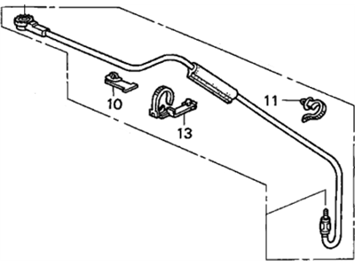 Honda 39160-S5B-A00 Feeder, Roof Antenna