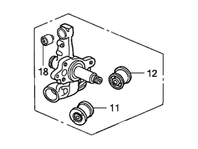 Honda 52215-S6A-010 Knuckle, Left Rear