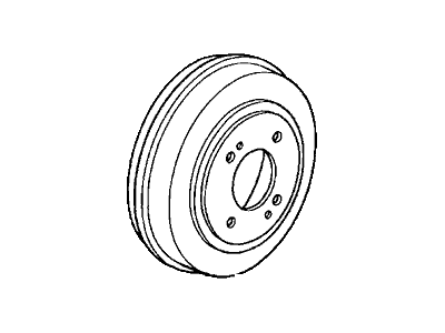 2005 Honda Civic Brake Drum - 42610-S6A-G00