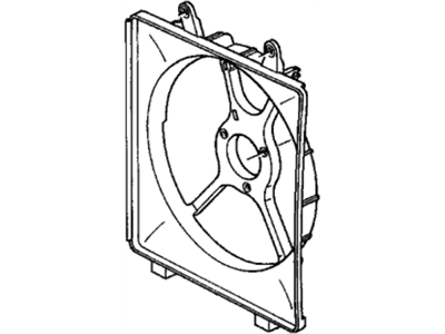 2004 Honda Civic Fan Shroud - 38615-PZA-005