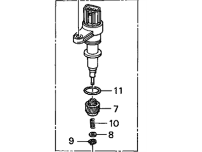 Honda 78410-S5B-901 Sensor Assembly, Speed