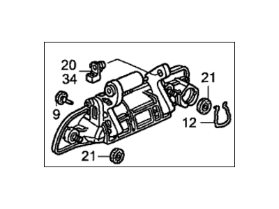 Honda 72180-S5A-J02YA