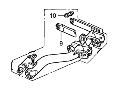 Honda 52371-S5B-A11 Trailing Arm Complete