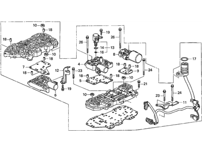 Honda 27000-PZC-000 Valve Body Assembly