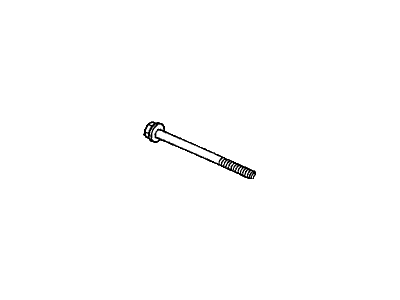 Honda 90023-PZA-000 Bolt, Flange (8X80)