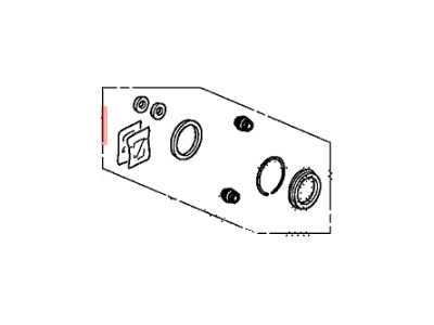 Honda 01463-S9A-A01 Caliper Set, FR.