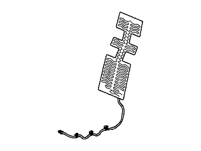 Honda 81524-TX9-A01 Heater, Left Front Seat-Back