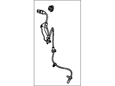 Honda 57450-TX9-A01 Sensor Assembly, Right Front