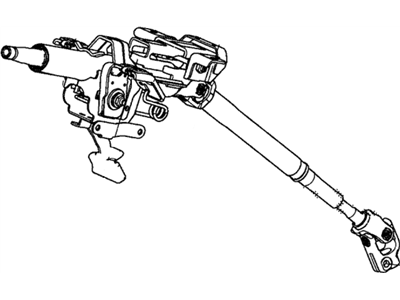 Honda 53200-TX9-A01 Column Assembly, Steering