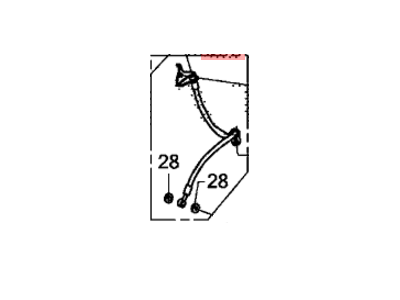 2014 Honda Fit EV Brake Line - 01465-TX9-A02