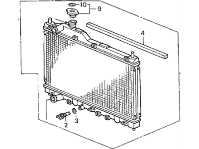 Honda 19010-PCX-003 Radiator (Denso)