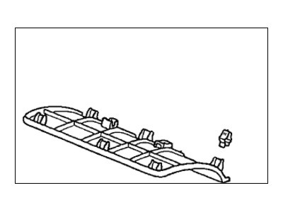 Honda 77320-S2A-003ZC Cover Assy., Passenger Instrument (Lower) *R145L* (NEW PURE RED)