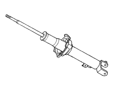 Honda 51605-S2A-A06 Shock Absorber Unit, Right Front