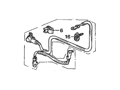 Honda 32410-S2A-A11 Cable Assembly, Starter