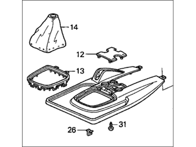 Honda S2000 Consoles - 83420-S2A-A51ZB