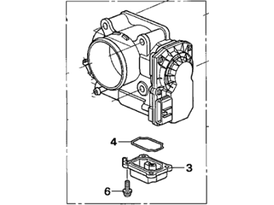 Honda S2000 Throttle Body - 16400-PZX-003